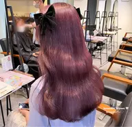 🌼当日予約限定🌼リタッチブリーチ+透明感カラー+髪質改善トリートメント+かわいくコテ巻きします💞