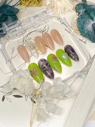 6500定額ネイルコース　4週以内オフ無料　4週以上オフ+500円