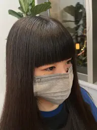 前髪カット+前髪縮毛矯正