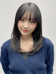 【内部補修メニュー】カット+カラー+5step Aujuaトリートメント17600