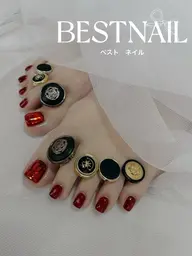 90分フットシンプルデザインやり放題★】🌟持ち込みデザインok★フィルイン対応★オフ・ケア込み