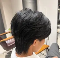 🌀【ダウンパーマor前髪ストレートなど】🌀似合わせメンズカット＋部分的ストレート＋PREMIUMトリートメント