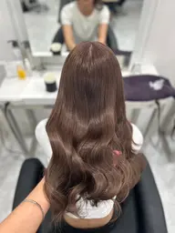 🌈ブリーチなしダブルカラー🌈+✨髪質改善トリートメント✨+似合わせコテ巻き仕上げ💖