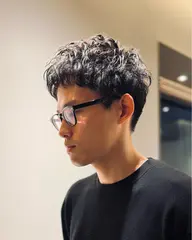 メンズカット🔥+ピンパーマ🌿