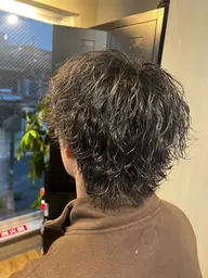 [⚡️新規17日3名限定⚡️🌊]メンズカット＋波巻きパーマ🌊🧑‍🦱✨
