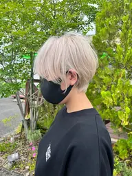 ケアブリーチ(全体orハイライト)+ケアカラー+カット