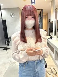 ★前髪カット&コテ巻き込み😊韓国人風