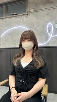 【ワンブリーチ】カット＋インナーカラー＋全体カラー＋3stepオッジオット超音波トリートメント(髪質改善/レイヤー)