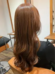 カット&秋冬暖色艶色泥パックカラー✨髪質改善トリートメントケア込み