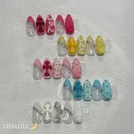 ドルオタさんのための！人気のクロムパーツを使った推し活デザイン✝️🤍💙🩷💛❤️(オフ込み)名前変更・色変更◎