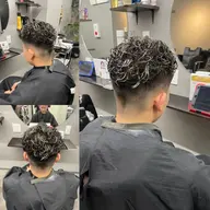 ♦️メンズ限定『極道パーマ』♦️パーマ＆メッシュ※カット込み。スキンフェードも変更可能