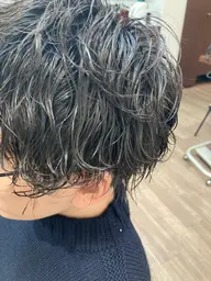 カット+パーマ+炭酸頭浴«メンズ限定»