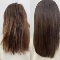 土曜日限定特別価格❗️『美髪縮毛矯正（リタッチ）➕毛髪強化トリートメント➕ケア処理剤』