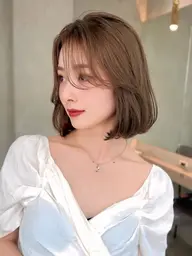 初めての方はこちらがおすすめ💖韓国風カット💕+カラー🌈+髪質改善トリートメント💎