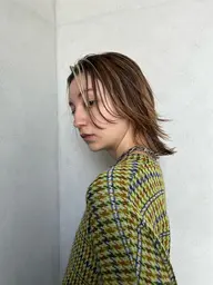 【デザインカラー】ハイライト＋透明感カラー