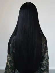 【✨️サラツヤロング✨️】髪質改善ストレート+最高級人毛100%シールエクステ80本(カット無料)¥27500