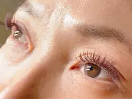 【ワインレッドカラーエクステ】フラットラッシュ120本まで　￥4000