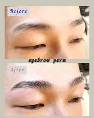 眉毛ワックススタイリング