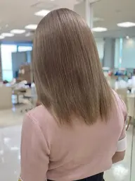 【予約枠残りわずか⚡️】今日出来る🌈ブリーチ➕透け感カラー+Aujua集中ケア💎