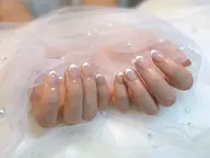 フレンチネイル🎀¥5500《ミニモ限定✨大きいパーツ１つ無料》