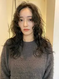 👔minimo限定/ハードパーマ+カット【プードル/スパイラル/波巻き】