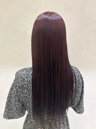 『イエベさん必見‼️』【暖色系ワンカラー➕トリートメント✨】 (シャンプー・ブロー込み)