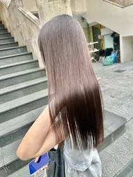 💛まとまる美髪💛前髪縮毛+フルカット+カラー+最高級7stepトリートメント❣️
