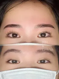 【目元完璧set】パリジェンヌorラッシュリフト＆ハリウッドブロウリフト¥9800 90分☆来店時次回ご予約で割引あり