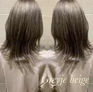 『髪質改善+透け感🩵』1ブリーチカラー+ケラチントリートメント ￥14,800→￥8,800