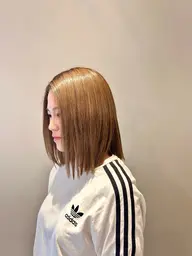 ブリーチなしのワンカラー