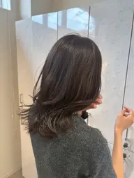 【平日限定⛅️】🫧前髪・顔周りカット＋透明感カラー🫧※ロング料金あり