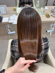 【似合わせカット】 + 【酸性ストレート】 + 【内部補修トリートメント】