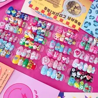 🌈カラフルPOP定額デザイン(10本アート)/付け替えオフ無料/ケア込み