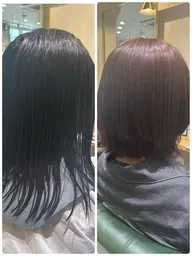 予約殺到‼️カット+ ワンカラー (毛先までカラー)[現金のみ]