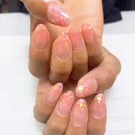 オフ有り【スカルプ】グラデーション🩷🩵 ◆シンプル1色グラデーションコース♪◆ファイル・丁寧なドライケア込