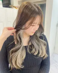 カット➕ポイントブリーチオンカラー ➕ 全体カラー