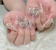 🏆大人気No1🏆10本+チップ長さだし持ち込みデザイン