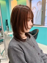 💗ロング料金なし🎀 ブリーチなしダブルカラー/トリートメント