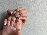 【フレンチネイル】パラジェル+1100円※ベースカラー追加の場合は+1000円となります※