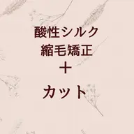 【人気No.1】酸性シルクストレート+カット