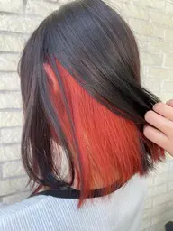 🎨インナーカラー(1ブリーチ+オンカラー)🍒