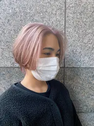 カット➕ケアダブルカラー(ケアブリーチ➕カラー)➕トリートメント