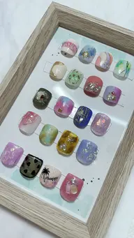 フット定額ネイル(親指アート2本付き)