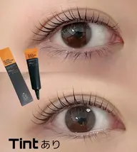 （毎日マスカラいらない！）マスカラパーマ♥黒色のティントを乗せて自まつげをはっきりとさせる✨※施術時間60分⏱ ̖́