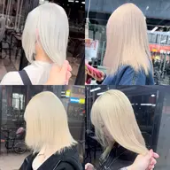 🩵一気に明るくトリプルブリーチカラー(ブリーチ2回+カラー)