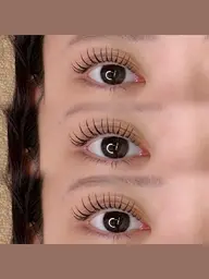 選べるパリジェンヌorまつげパーマ🎀根元から立ち上げぱっちりお目元に✨️2200円でご案内いたします🫧‪🌿‬