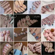 春夏大人気[foot]ネイル¥8500