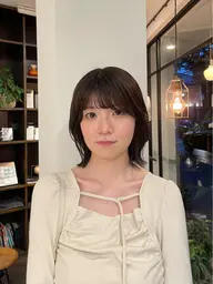 レイヤー・くびれボブ🐈　ボブにレイヤーを入れ今時のくびれボブへ🌿　スタイリング方法もお伝えしながらセットします✨