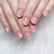 大人気マグネットフレンチ🌟初回&当店ソフトジェル付替オフ無料・ケア込み