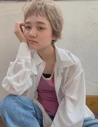 🍒カット＋【イヤリングカラー】＋カラー＋《潤い》トリートメント